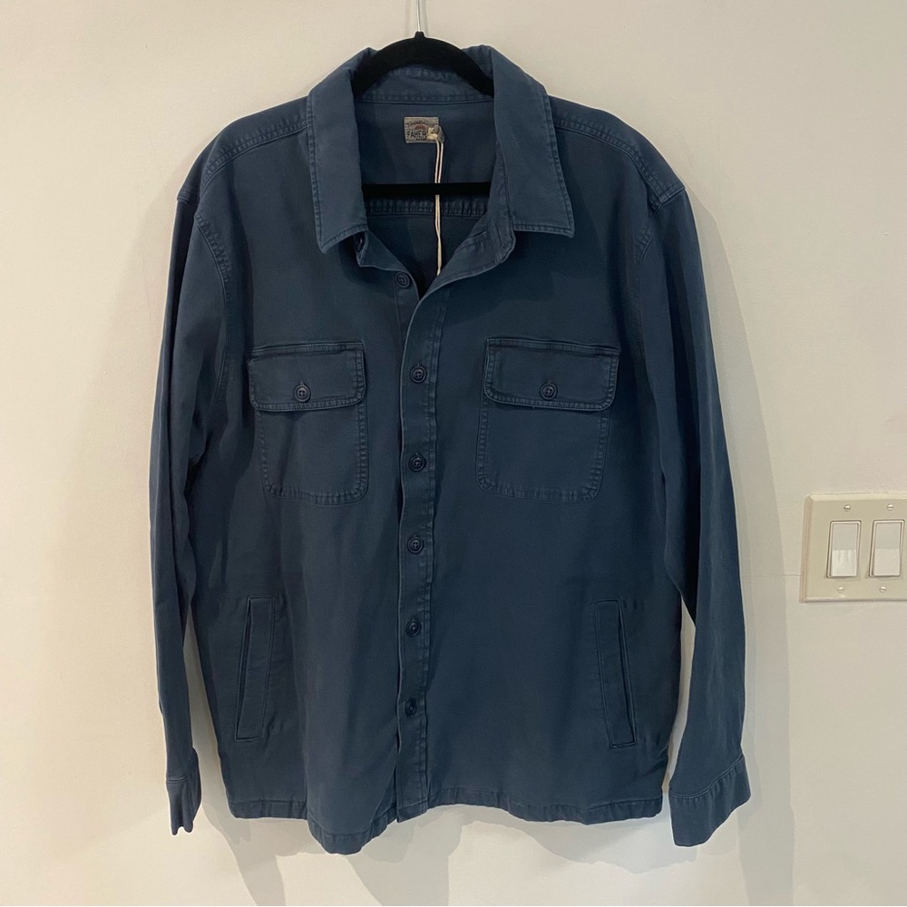Men’s Faherty Long Sleeve Shirt-Jacket